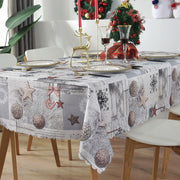 Christmas Print Tablecloth Waterproof Anti-stain