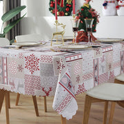 Christmas Print Tablecloth Waterproof Anti-stain
