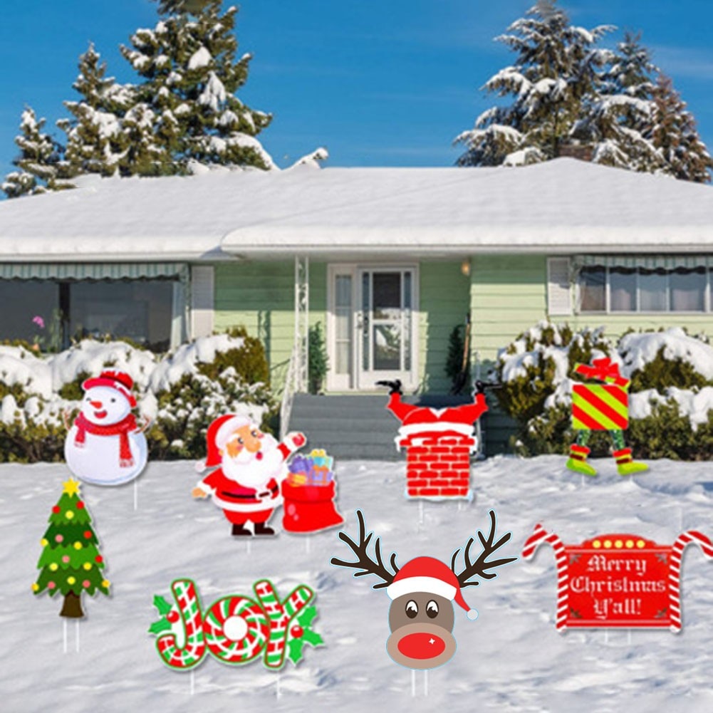 Christmas Theme Decorations Yard Ornament