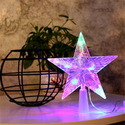 30led 10led LED Xmas Star Light Christmas Tree Top - Christmas Trees USA