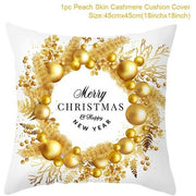 Christmas Themed Colorful Pillowcase