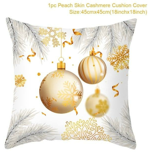 Christmas Themed Colorful Pillowcase