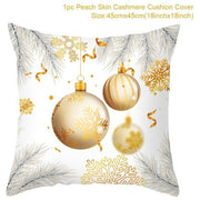 Christmas Themed Colorful Pillowcase