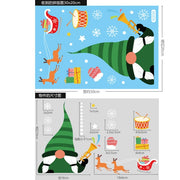 Christmas Santa Claus Window Stickers Wall Ornaments