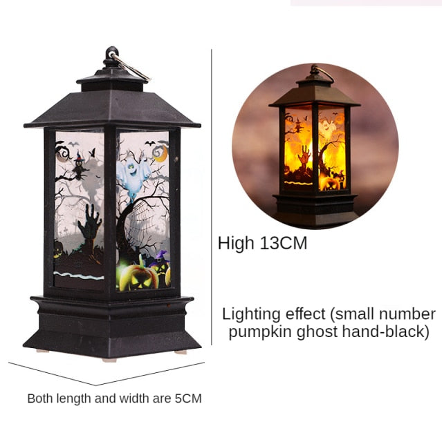 Santa Claus Snowman Lantern Light Christmas Tree Ornament - Christmas Trees USA