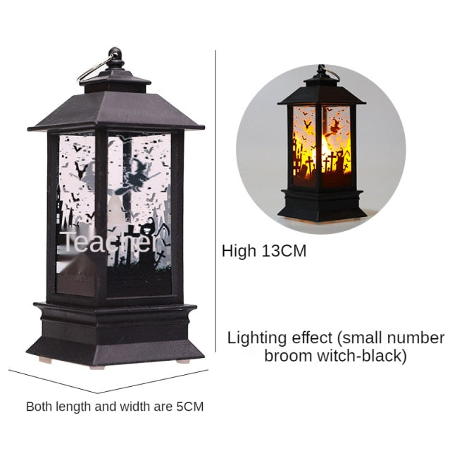Santa Claus Snowman Lantern Light Christmas Tree Ornament - Christmas Trees USA