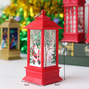 Santa Claus Snowman Lantern Light Christmas Tree Ornament - Christmas Trees USA