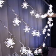 2/3/6M Fairy Lights LED Snowflake Light String Festoon - Christmas Trees USA