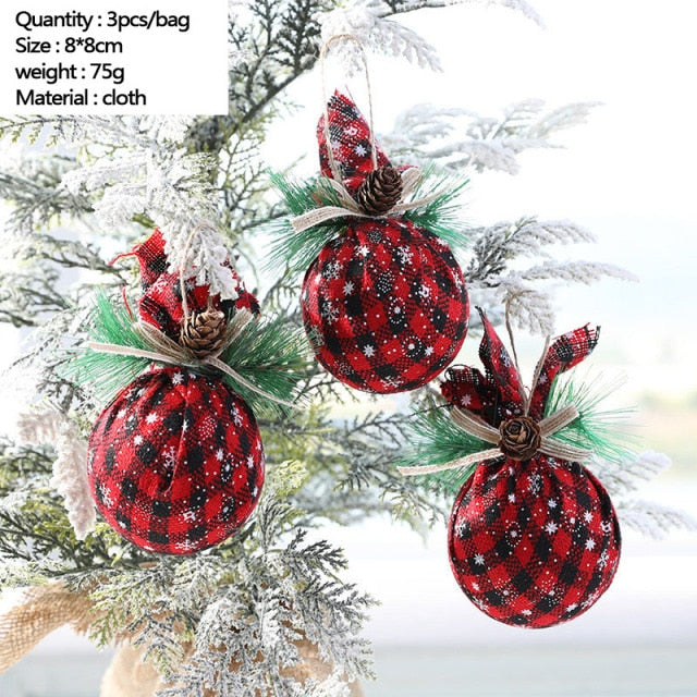 Christmas Ornament Set Glass Christmas Ball White Foam Plastic Ball