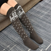 Christmas Women Knitted Socks Over-knee Pile - Christmas Trees USA