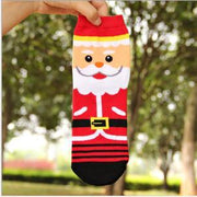 Santa Claus Comfortable Cotton Cartoon Socks - Christmas Trees USA