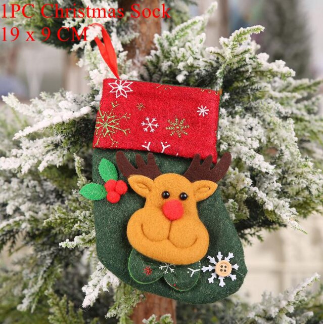 Christmas Decoration Stockings Candy Socks - Christmas Trees USA