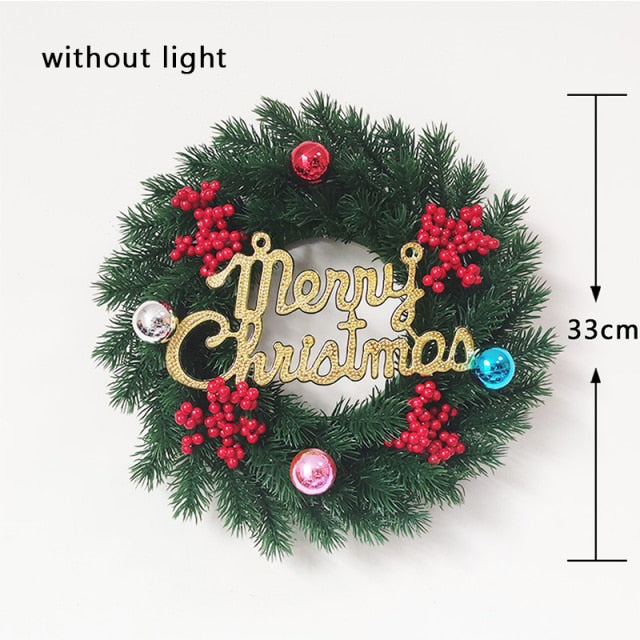 Big Size Christmas Wreath With LED Light