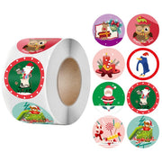 500 Pcs Round Paper Stickers for Gift Bags