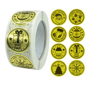 500 Pcs Round Paper Stickers for Gift Bags