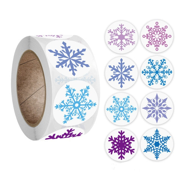500 Pcs Round Paper Stickers for Gift Bags