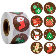 500 Pcs Round Paper Stickers for Gift Bags