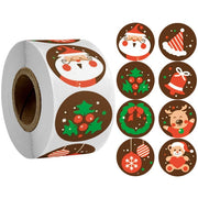 500 Pcs Round Paper Stickers for Gift Bags