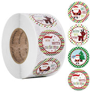 500 Pcs Round Paper Stickers for Gift Bags