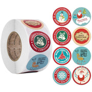500 Pcs Round Paper Stickers for Gift Bags