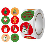 500 Pcs Round Paper Stickers for Gift Bags