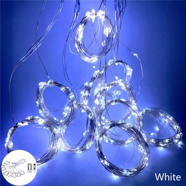 LED Icicle Lights Christmas Tree Decorations - Christmas Trees USA