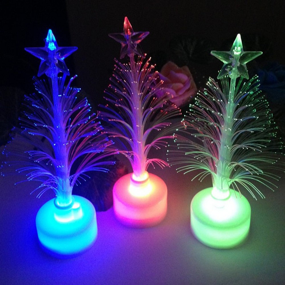 New Year Optical Fiber LED Holiday Deco Compuda Christmas Tree - Christmas Trees USA