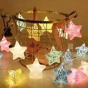 3M/6M LED Crack Star Fairy Lamp Christmas Tree Twinkle Garlands - Christmas Trees USA