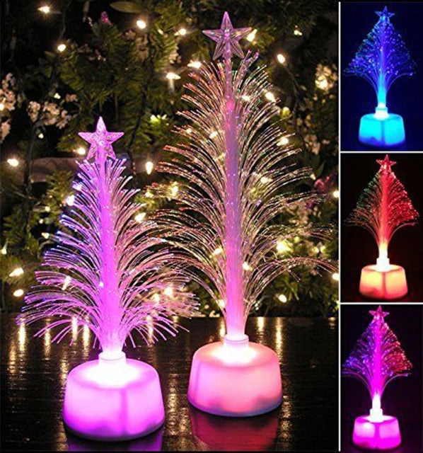 Mini Xmas Tree Color Changing Led Lamp - Christmas Trees USA
