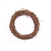 35/25/20/15cm Rattan Craft Floral Hoop Christmas Wreath - Christmas Trees USA