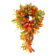 Autumn Wreath Christmas Decoration Thanksgiving Garland - Christmas Trees USA