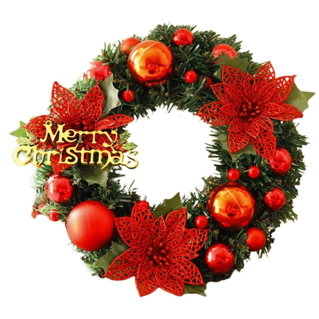 30cm Christmas Ornament Elegant Garland - Christmas Trees USA