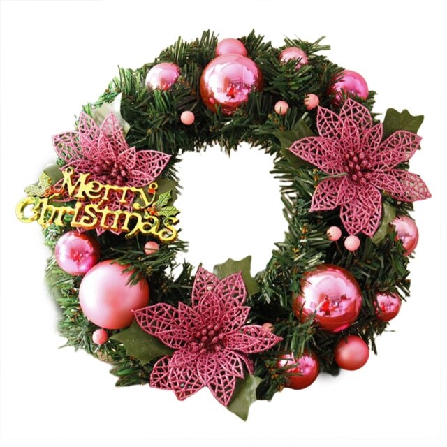 30cm Christmas Ornament Elegant Garland - Christmas Trees USA