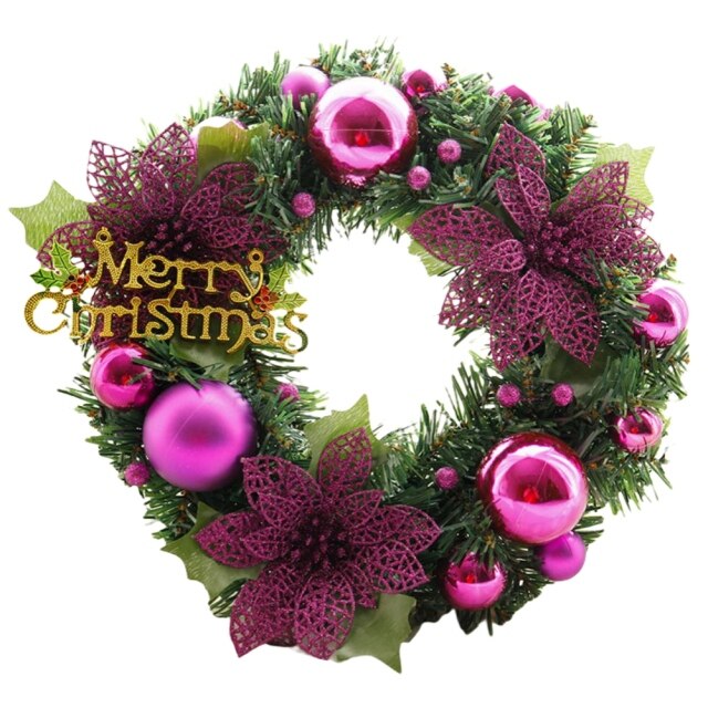 30cm Christmas Ornament Elegant Garland - Christmas Trees USA