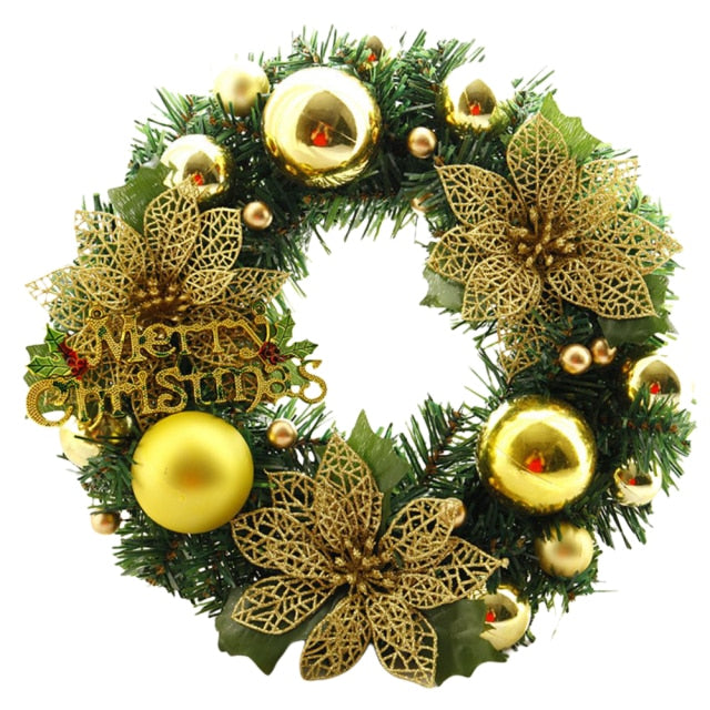 30cm Christmas Ornament Elegant Garland - Christmas Trees USA