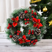 Artificial Christmas Wreath Colorful Beautiful Wall Window Wreath - Christmas Trees USA