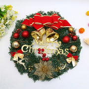 Artificial Christmas Wreath Colorful Beautiful Wall Window Wreath - Christmas Trees USA