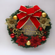 Artificial Christmas Wreath Colorful Beautiful Wall Window Wreath - Christmas Trees USA