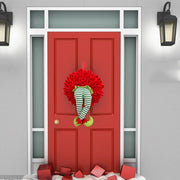 Merry Christmas Wreath Elf Leg Cute Artificial Christmas Wreath - Christmas Trees USA