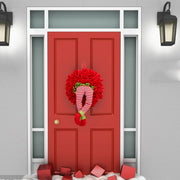 Merry Christmas Wreath Elf Leg Cute Artificial Christmas Wreath - Christmas Trees USA