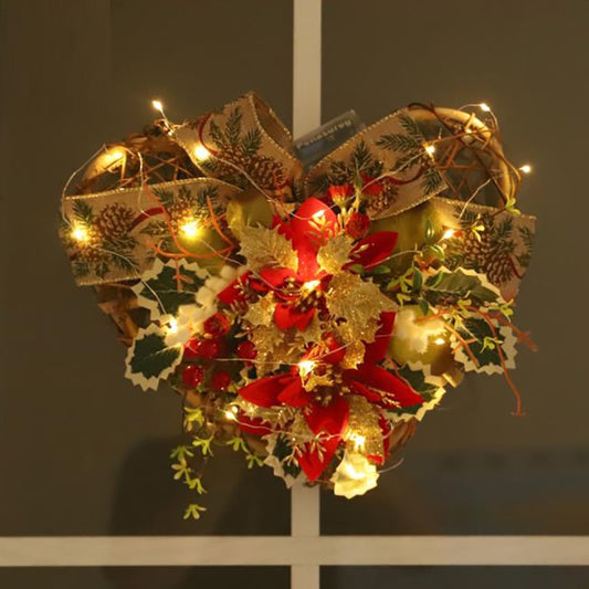 Christmas Heart Shaped Wreath - Christmas Trees USA