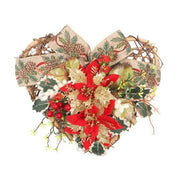 Christmas Heart Shaped Wreath - Christmas Trees USA