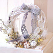 Christmas Rattan Wreath Ornaments - Christmas Trees USA