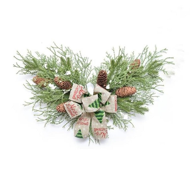 Christmas Wreath Pine Artificial Hanging - Christmas Trees USA