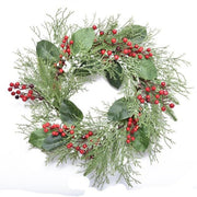 Christmas Wreath Pine Artificial Hanging - Christmas Trees USA