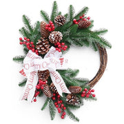 Christmas Wreath Pine Artificial Hanging - Christmas Trees USA