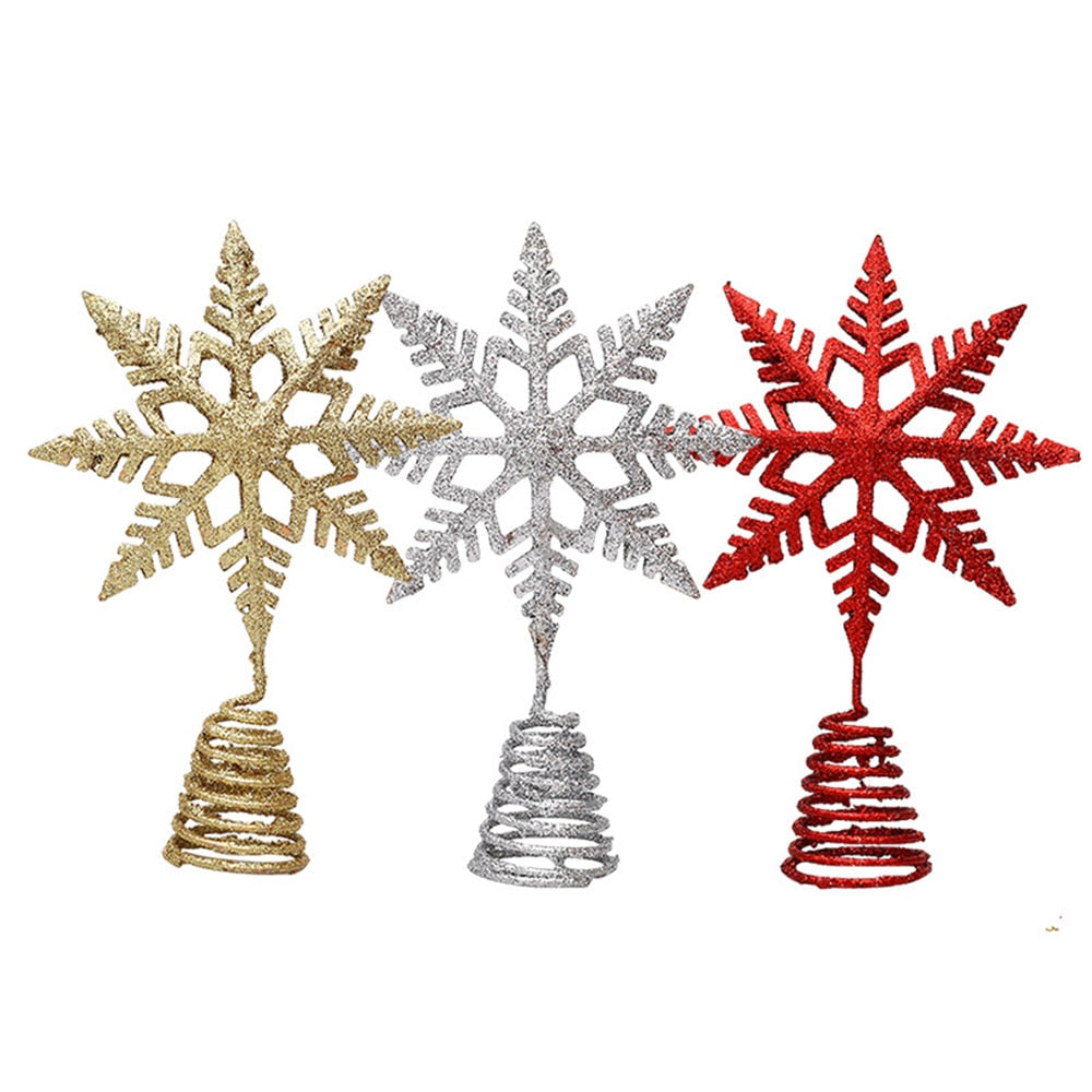 Snowflake Christmas Tree Topper