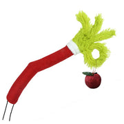 Christmas Furry Green Grinch Head Arm Plush Toy