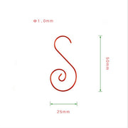 New S-Shaped Christmas Hook For Tree Hanging Ornaments