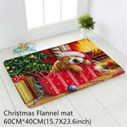 Santa Claus Christmas Mat Outdoor Carpet